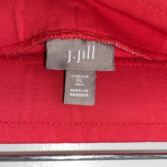 J. Jill Women's Red Pencil Skirt XL Tall - Picture 3 of 5